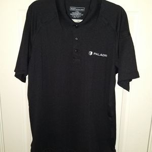 5.11 Tactical Series Black Short Sleeve Polo Shirt Men's sz Large
